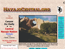 Tablet Screenshot of navajocentral.org